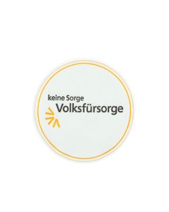 Runde Tassendeckchen-Untersetzer im Prägedruck (ab 3.000 Stück)