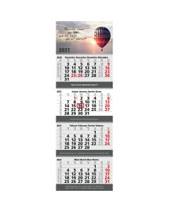 Riesen Werbekalender bedrucken Quadro Wire-O 4 Wandkalender