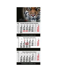Wandkalender Maxi 3 bedrucken als Werbekalender