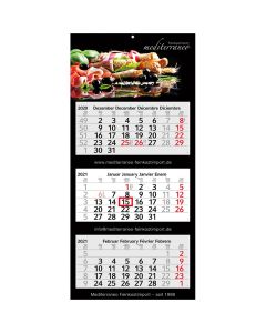 Wandkalender Profil 3 als Werbeartikel oder Werbekalender bedrucken