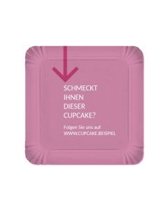 Pappteller für Muffins oder Cupcakes zum Mitnehmen bedrucken