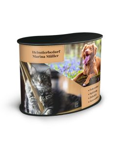 Pop Up Counter Classic bedrucken als Werbetheke