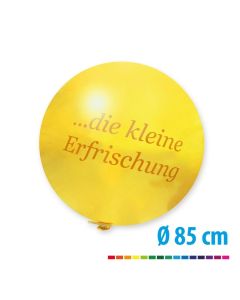 Riesenballons 85 cm als Werbeträger mit Logo bedrucken