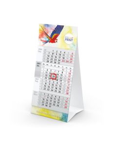 Mini Kalender mit 4-Monats-Kalendarium bedrucken