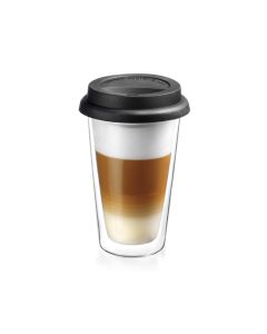 Rastal Thermobecher mit silikondeckel, Borosiliktaglas ToGo 30 cl (ab 504 Stk.)
